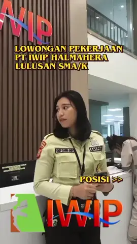 Lowongan pekerjaan PT IWIP halmahera.  Posisi Security, Pria/wanita. Minat?  Daftar melalui link di bio profil.  #lowongankerja #loker #lokerterbaru #ptiwiphalmahera #kulitambang #security #helmkuning #tambangnikel #iwip_weda_halmahera #iwiphelmkuning #iwiphits #iwip_wedabay 