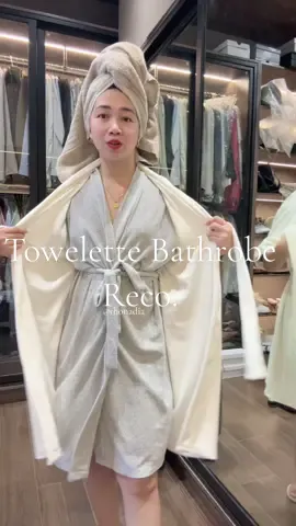 Bumili ulit ako ang ganda ng cream parang hotel quality robe😍 #bathrobe #bathroberecommendation #tapis #coverup #bathroomessentials 