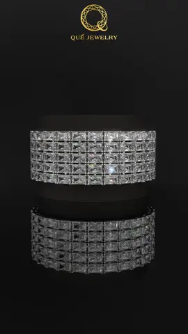 Lắc tay full baguette kim cương ❤️❤️ #QuếJewelry #trangsuc #kimcuong #diamond #jewelry #gold #jewellerydesign #xuhuongtiktok #viral #phunu 