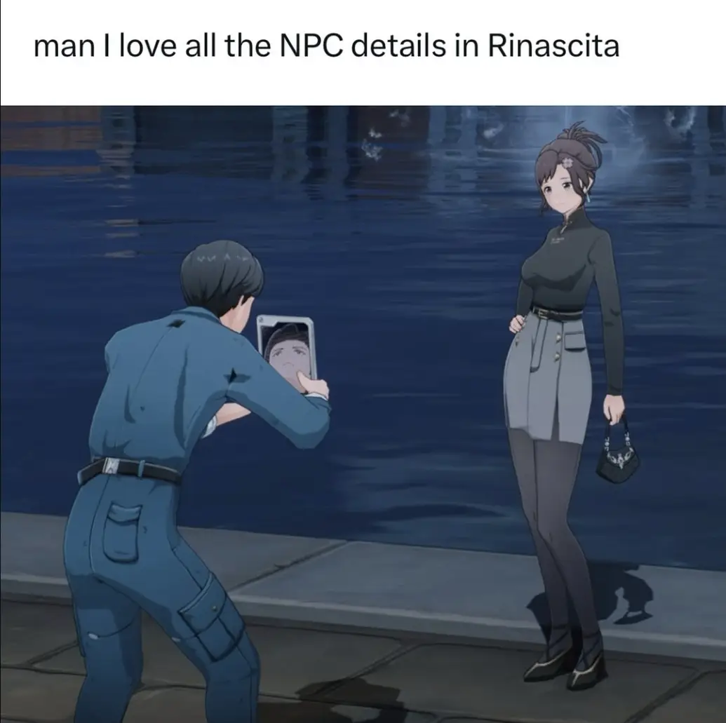 married man doing his job 💀 #wuwa #wutheringwaves #kurogames #randomthings #npc 