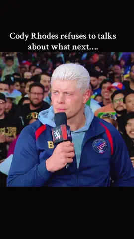 Cody Rhodes refuses to talks about what is next for him #codyrhodes #mitb #moneyinthebank #2025 #jeyuso #fyp 