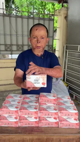 Giấy ăn gói nhỏ TopGia ạ. Em Khang cảm ơn các bác rất nhiều #giayantopgia #xuhuong 