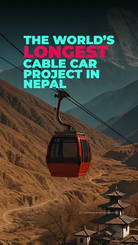 The world’s longest cable car project is set to begin in Nepal. . #muktinath #cablecar #ronb #technology 
