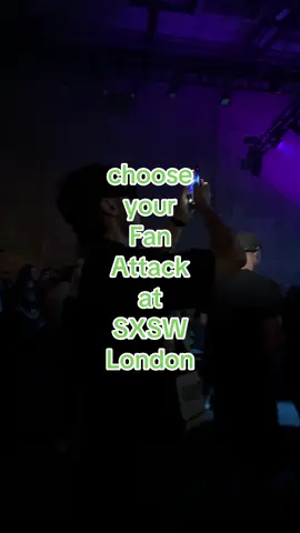 Choose your Fan Attack at @SXSW London 🔥 Everyone's got their mood... which one are you? 👀 #SXSWLondon #bershkamusic #dicefm #CRACKmagazine @Kass @alana @Connor @Alessandro 