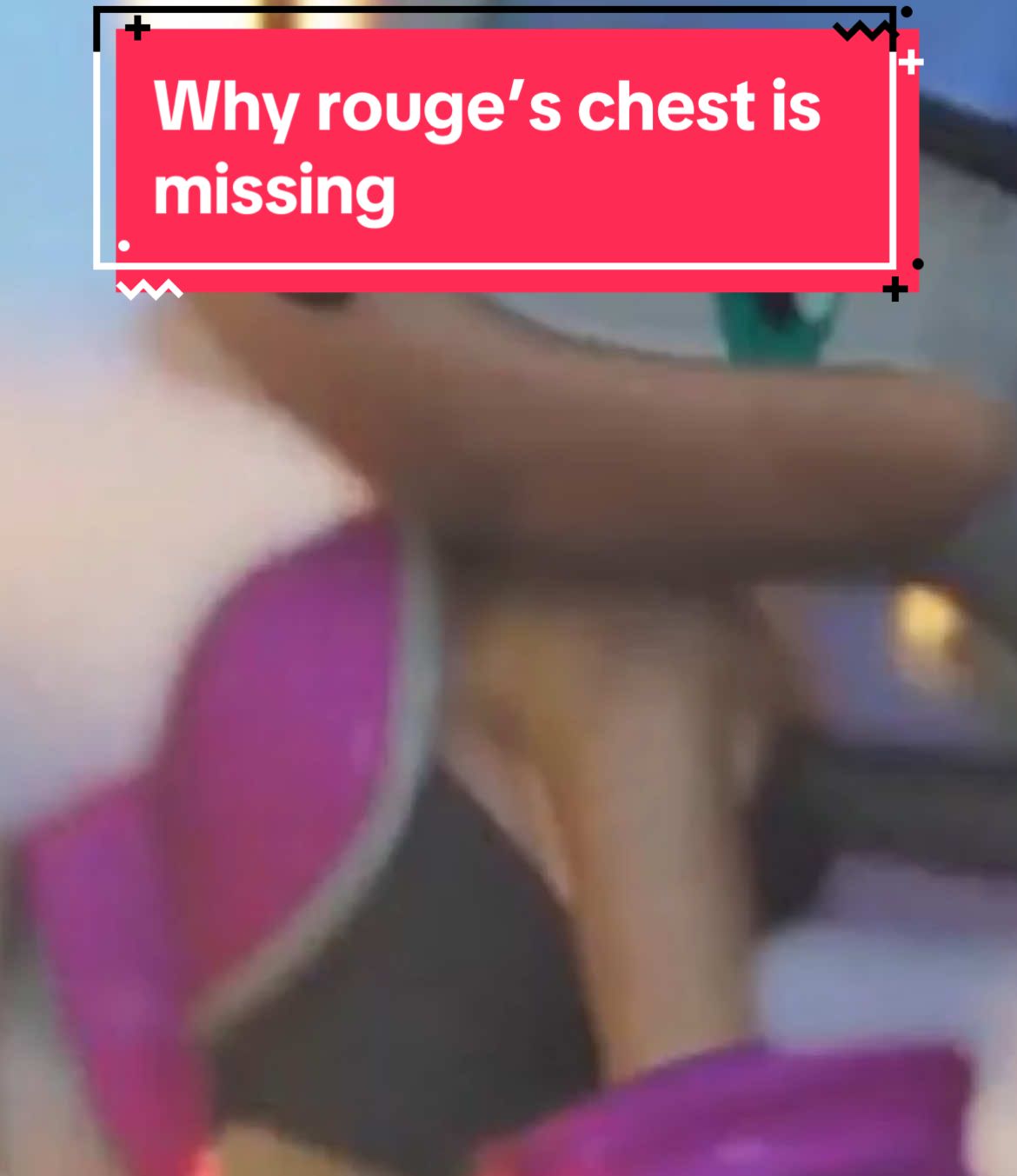 Rouge’s chest is missing #sonic #skits #sonicthehedgehog #sonicmemes #sonicskit 