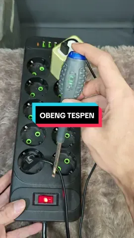 obeng tespen bolak balik dual led multifungsi #obeng #tespen #tespenlistrik 