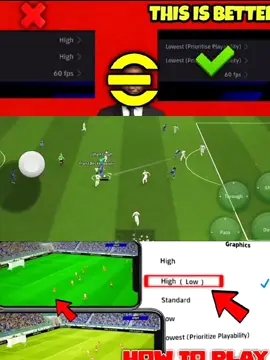graphic settings in efootball2025 #sane_gamer #fyp #foryou #foryoupage #efootball #efootball2024 #efootball2025 