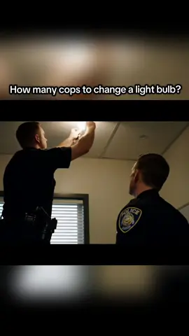Must be scared of the dark 🙄 #cops #dark #google #veo3 #aigenerated #black 