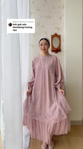 Replying to @Gemini Ini Syahira Dress warna Pink Nude, langsung klik keranjang kuning Chika ya 💖  #hijabchicpink #hijabchic #hcbabes #trend #dailywear #outfitinspiration #kondangan #outfitcheck #brukat 