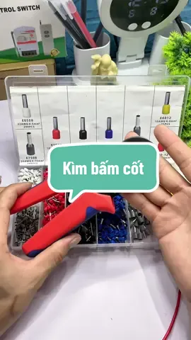 Kìm bấm cốt vuông kèm 1200 đầu cốt#kimbamcos #kimbamcosvuong #diendandung #xuhuong 