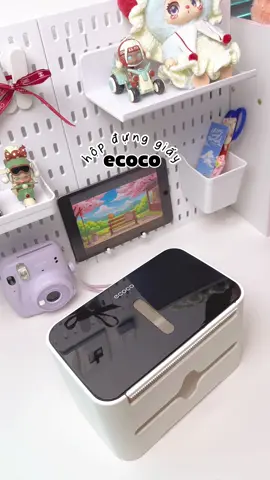 Mãi mới tìm được cái hộp đựng giấy ưng ý 💕 #ecoco #giayvesinh #hopgiayrut #unboxing #lunlununboxing 