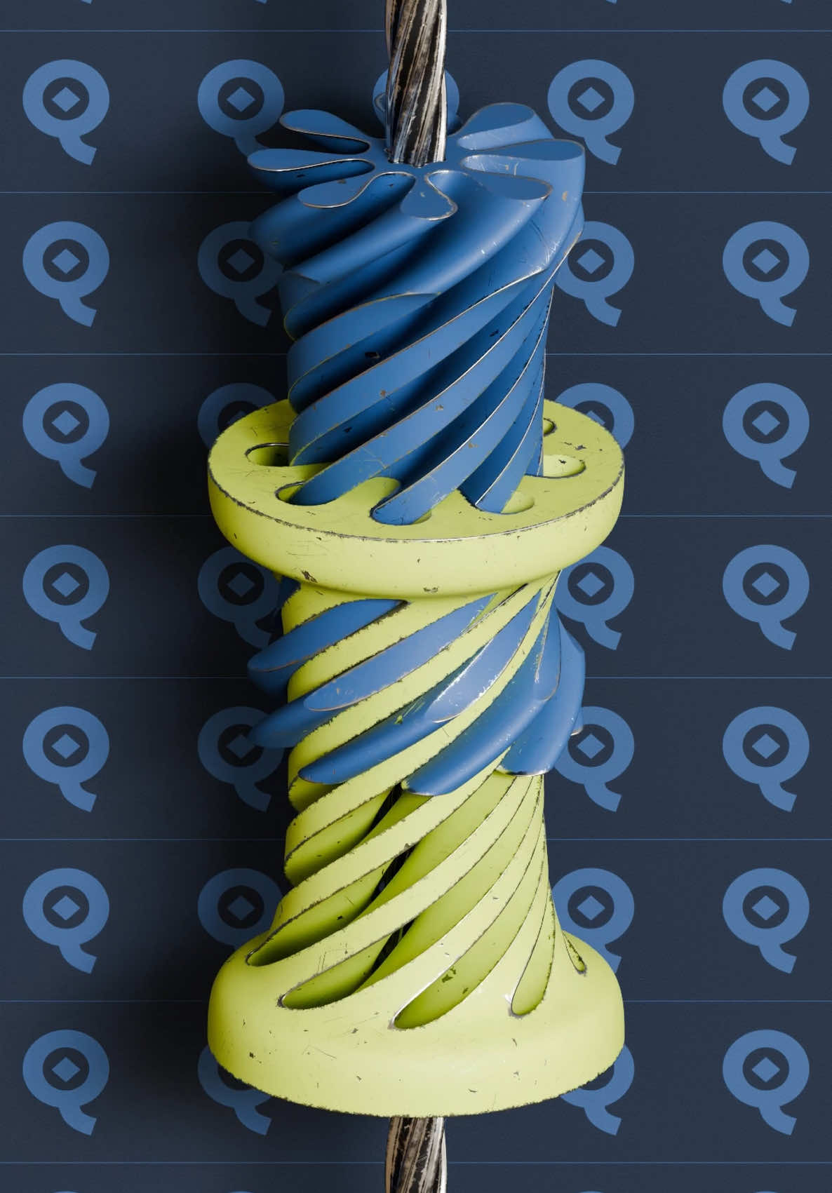 Try to find the end. I dare you. #oddlysatisfying #asmr #3danimation #satisfying #opticalillusion 