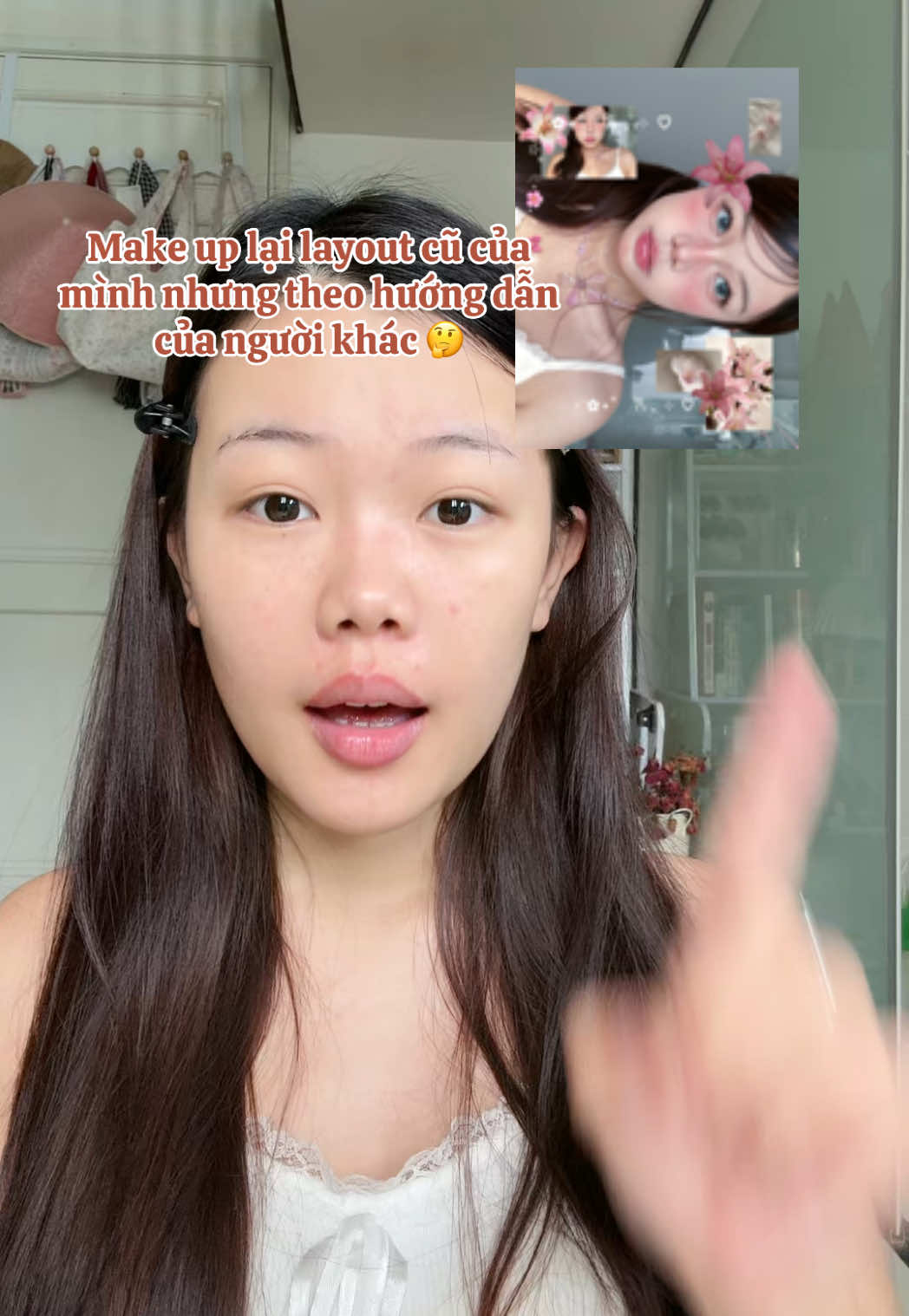 Tui hông có set đèn nên hông có tạo ra hiệu ứng da bóng lên như chị ý óooooo 😓 #BeautyTok #goclamdep #thuvienmakeup 