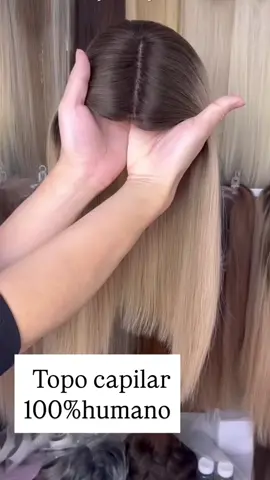 Topo capilar 100% cabelo humano  Compras e dúvidas link na bio #topocapilar #protesecapilarfeminina 