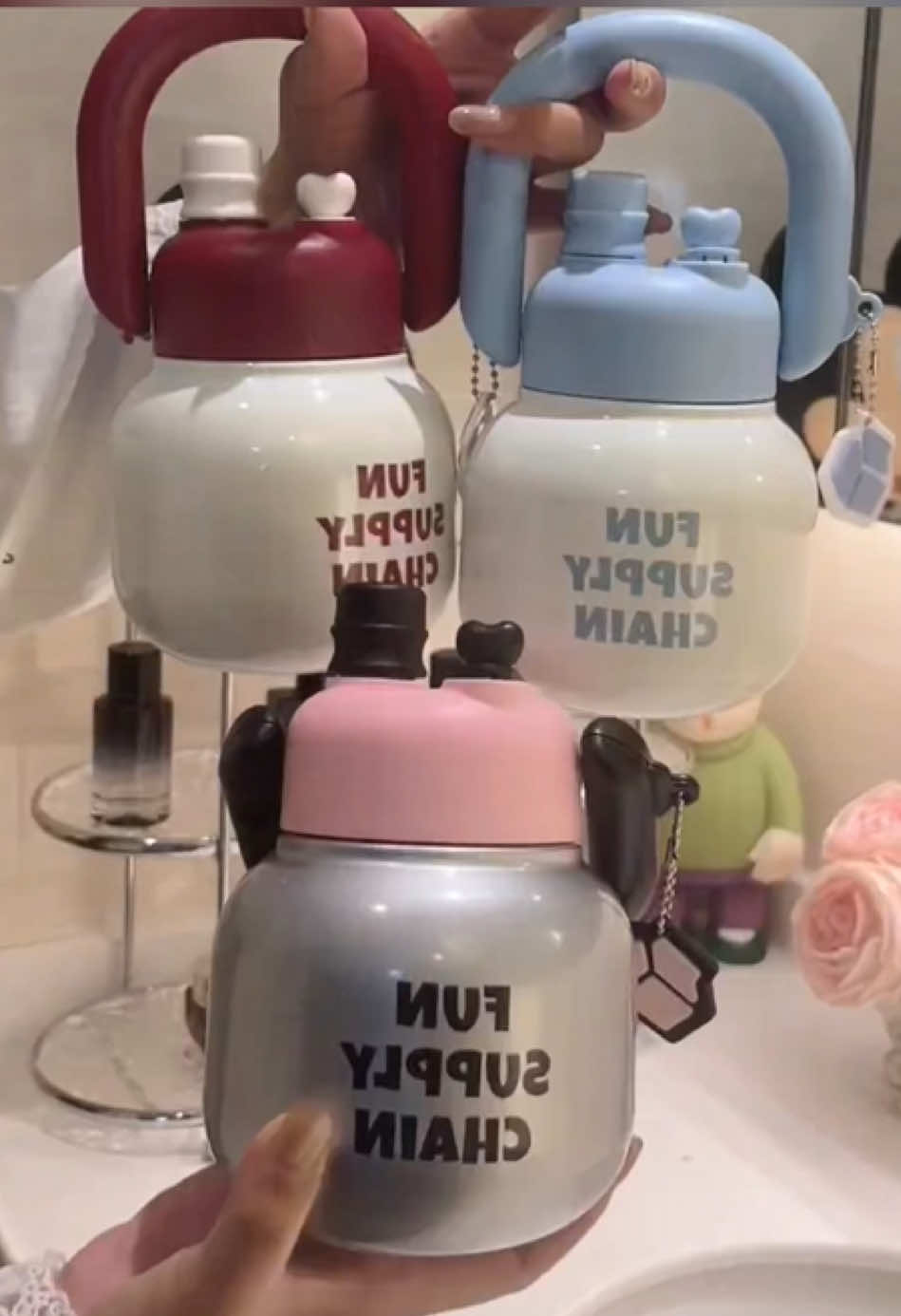 Snager Botol Air Minum Anak Metalik Bulat Panda Tritan Dua Cara Minum Linlin Bottles Water sedotan tan Aesthetic BT06 800ml Buah Teh Kitchenware #fyp #tiktokshop #tiktok #bottle #kitchenware 