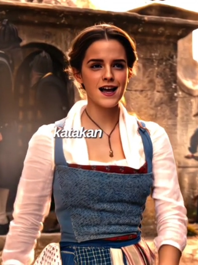 kamu memang yang pertama cinta 🤭 [#belle #emmawatson #beautyandthebeast #fyp]