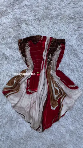 Smocked top must have! @Dont be Shai Online Store #smockedtop #croptop #croptops #tubetop #fyp #outfit #OOTD 