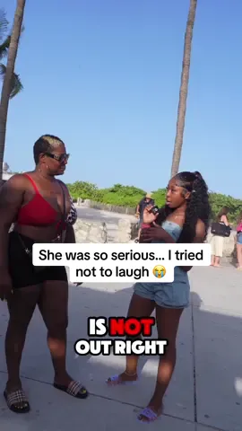 She was so serious… I tried not to laugh 😭 #fypシ #viral_video #viraltiktok #blowup #blowthisupforme #xyzbca #brainteaser #publicinterview #lifewnini 