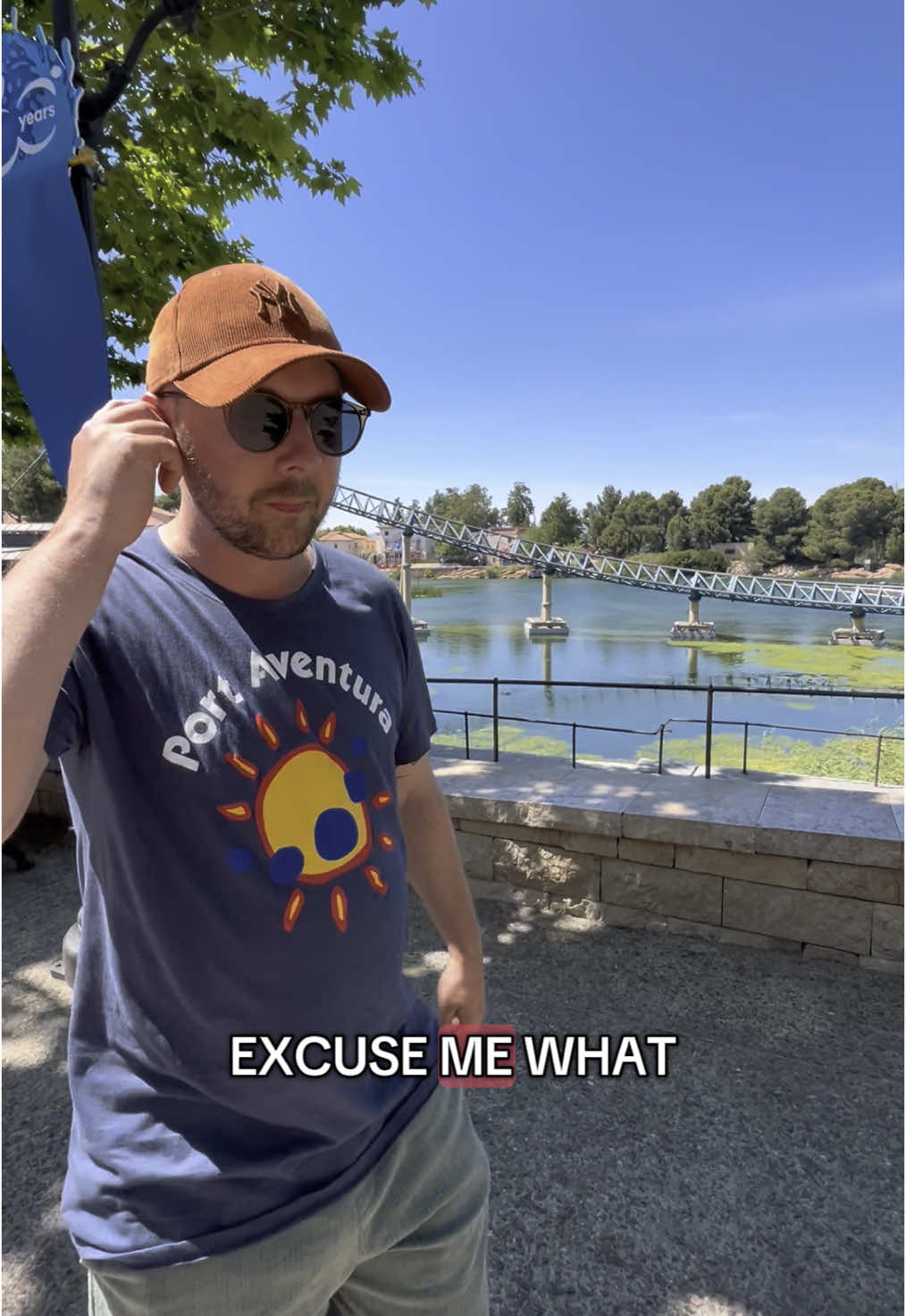 When you’re PortAventura World’s No 1 Fan 💯🤣 @PortAventura World  Check out our Day 2 Vlog from the park, now live on our YouTube channel! Link in bio 🔥 #portaventura #rollercoaster #themepark #fyp #trending