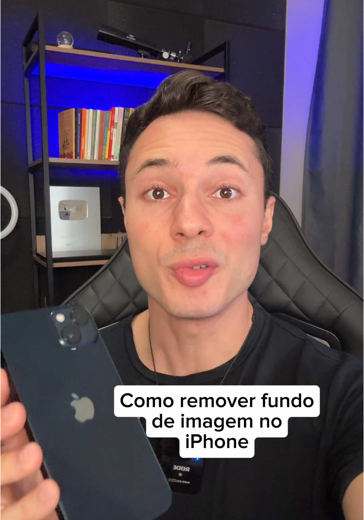 Como remover fundo de imagem no iPhone  . . . #dicas #truques #celular #iphone #editarfotos #iphonetips #dicasdeiphone 
