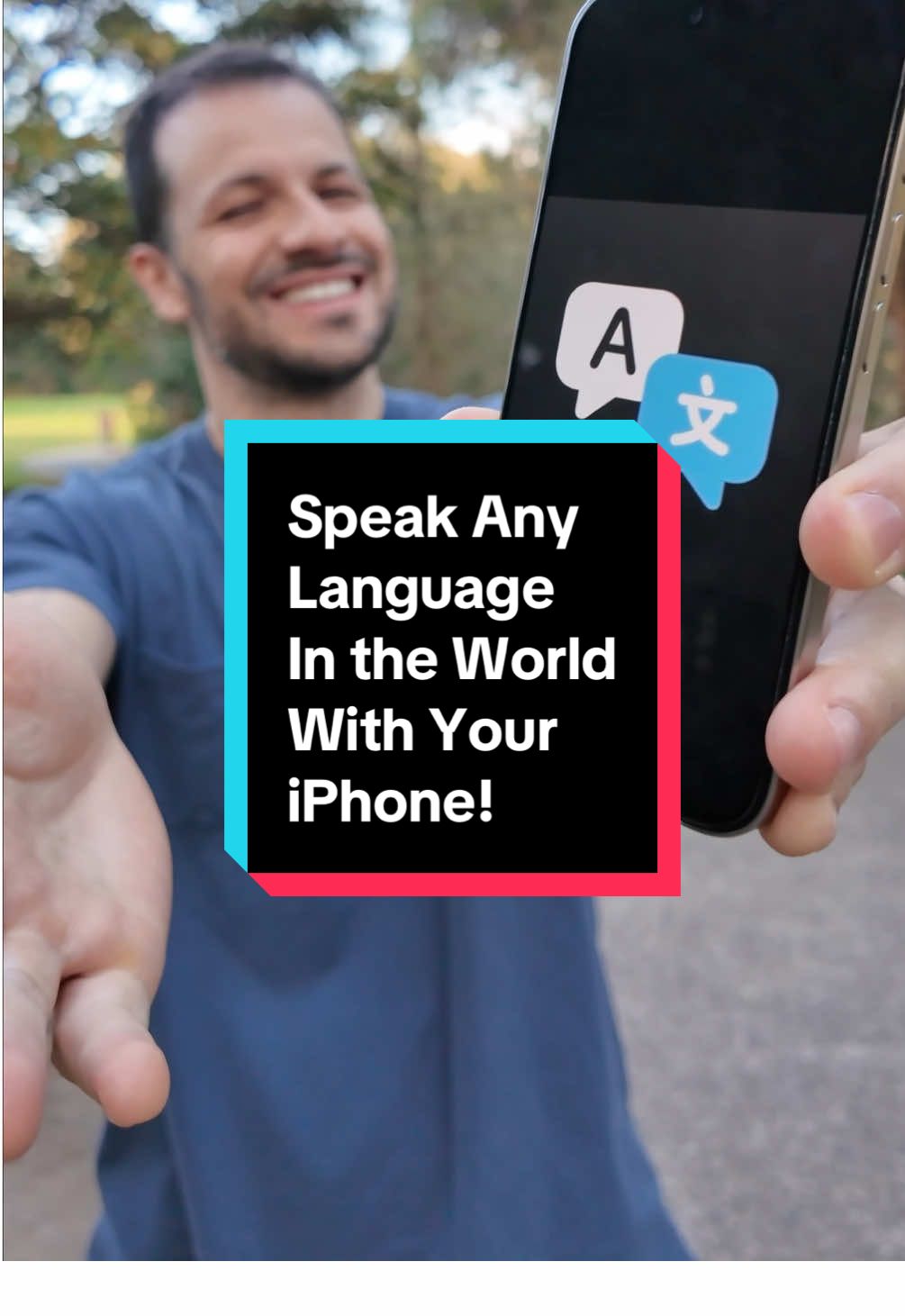 Now you can speak any language in the world using just your iPhone and the Translate app. ✅ . . . #328 #apple #appletips #iphone  #techtips #iphonetips #tipsforiphone #contentcreator #ugccreator #bravetech