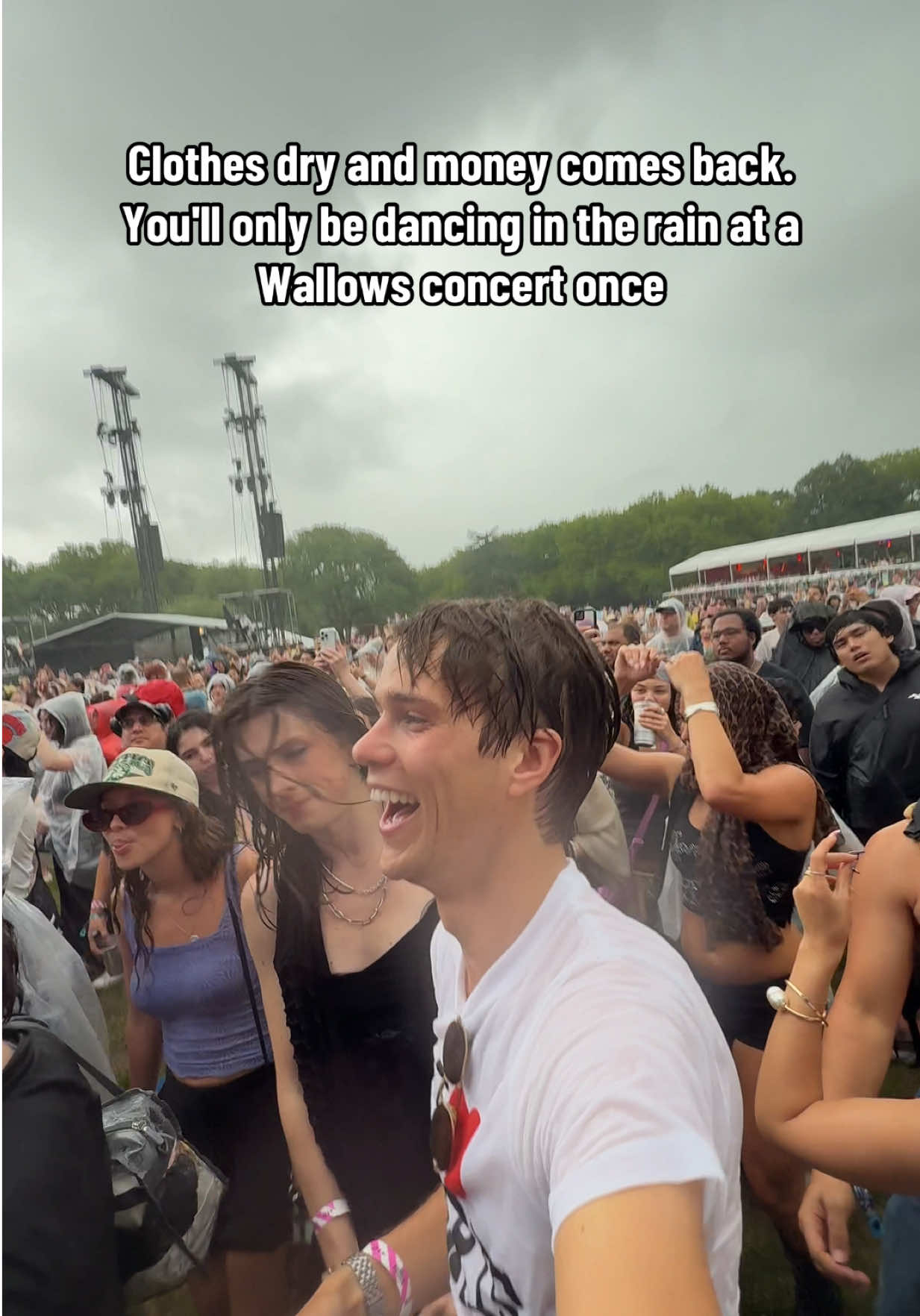 Pure happiness, I'll never forget that #wallows #wallowsmusic #areyouboredyet #govball #govball2025 