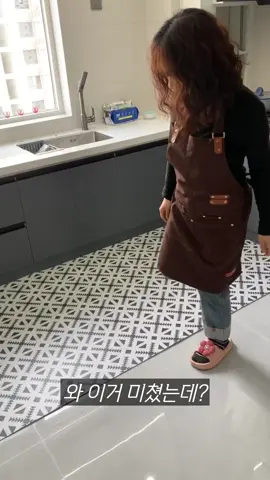 주방 인테리어? 잘라쓰는 주방매트 #주방인테리어 #주방매트 #주방 #인테리어 