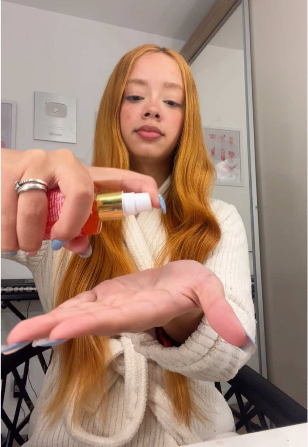 Minha finalização usando óleo de mirra ✨ #cuidadoscomcabelo #oleodemirra #tiktokshopchegou #tiktokshop 