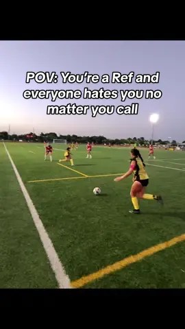 POV: You’re a Ref and everyone hates you no matter what you call #pov #refcam #football #Soccer #Vlog #dayinmylife #futbol #asmr #solo 