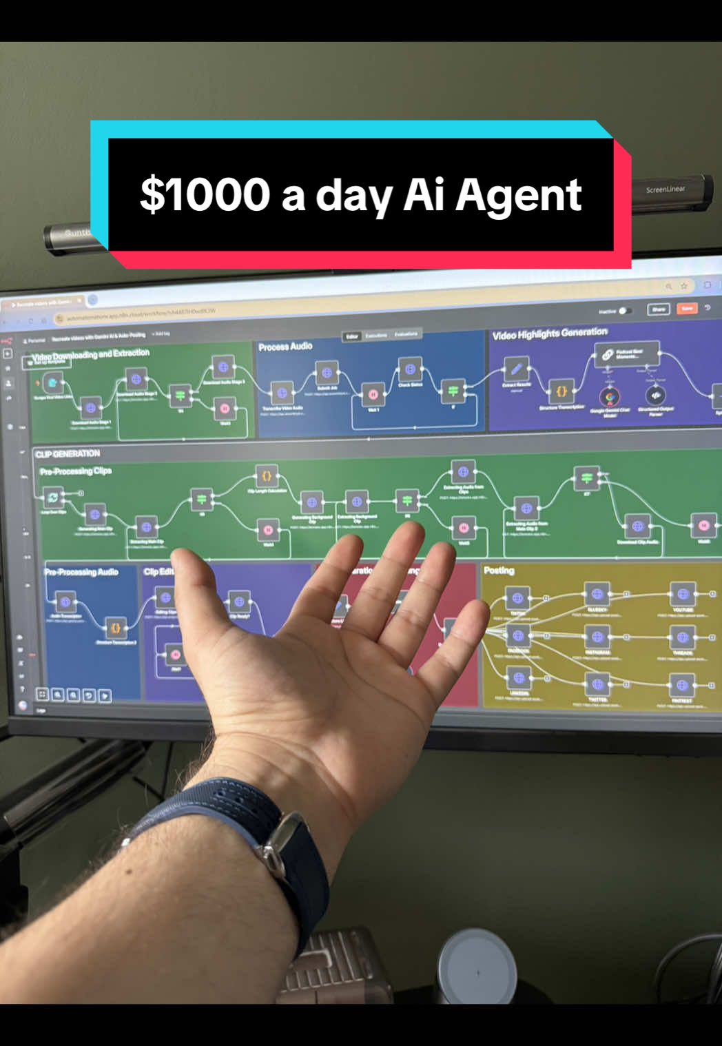 Ai content creation is the future. N8n is the platform we build on and I think everyone should learn how to use it. #aiworkflowsystem #aicontentcreation #aiagent #ai #aiautomation #aiworkflow #n8n #aicontentcreator 