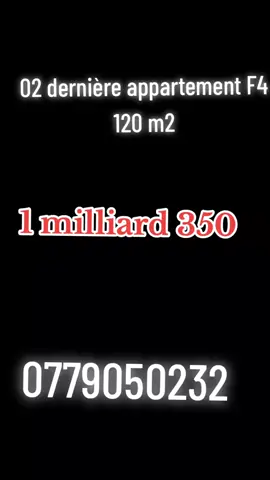 02 dernier appartement F4  120 m2 1 milliard 350 avec parking  0779050232 #algeria #pourtoi #foryoupage #apprtement #immobilier #dayaimmobilier #explore 