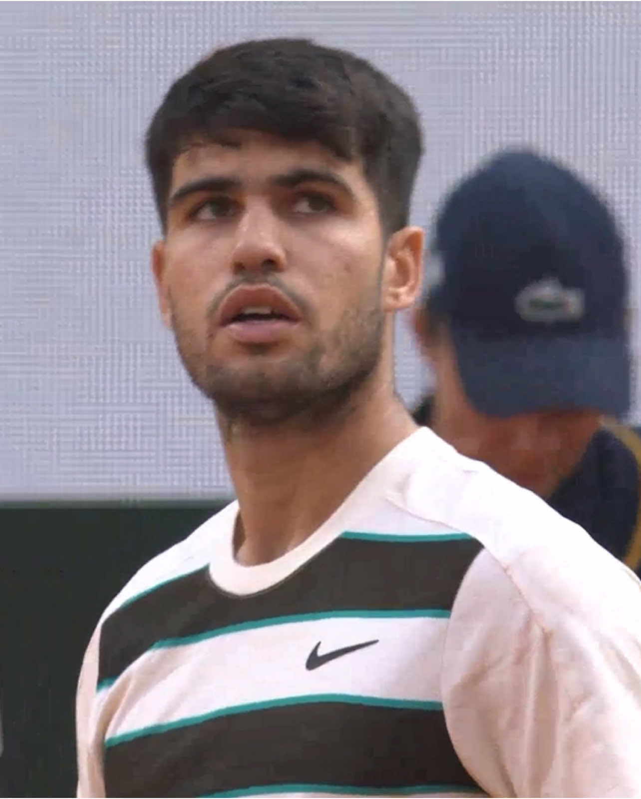 THE MOMENT CARLITOS SAVED 3 MATCHPOINTS 😱 #RolandGarros #sportstiktok #tennis #tennisplayer #Alcaraz @Carlos Alcaraz 🧠❤️🥚🥚 @ATP Tour 