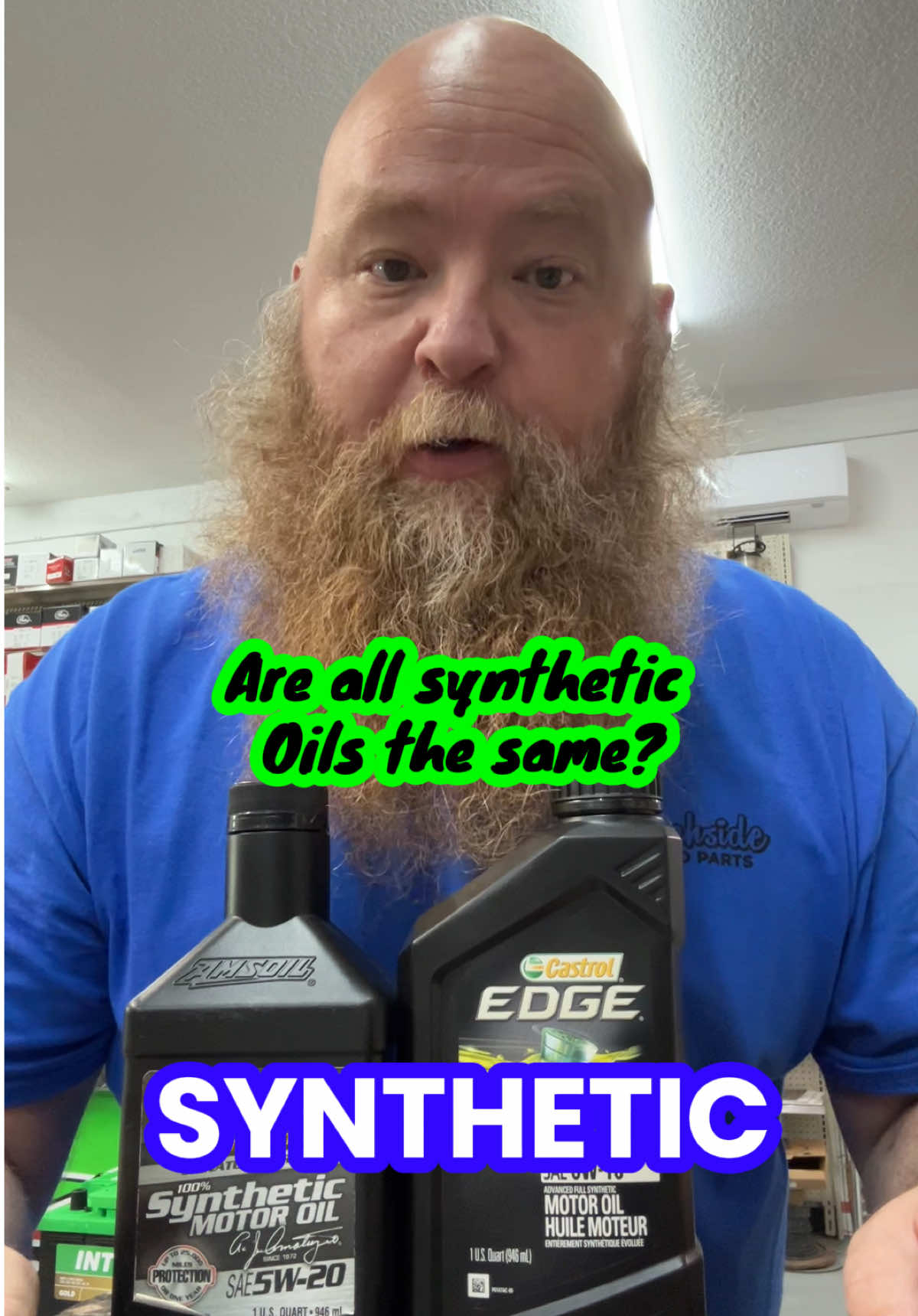 Are all synthetic oils the same? Not quite. #carmaintenance #diymechanic #carparts #shoplocal 