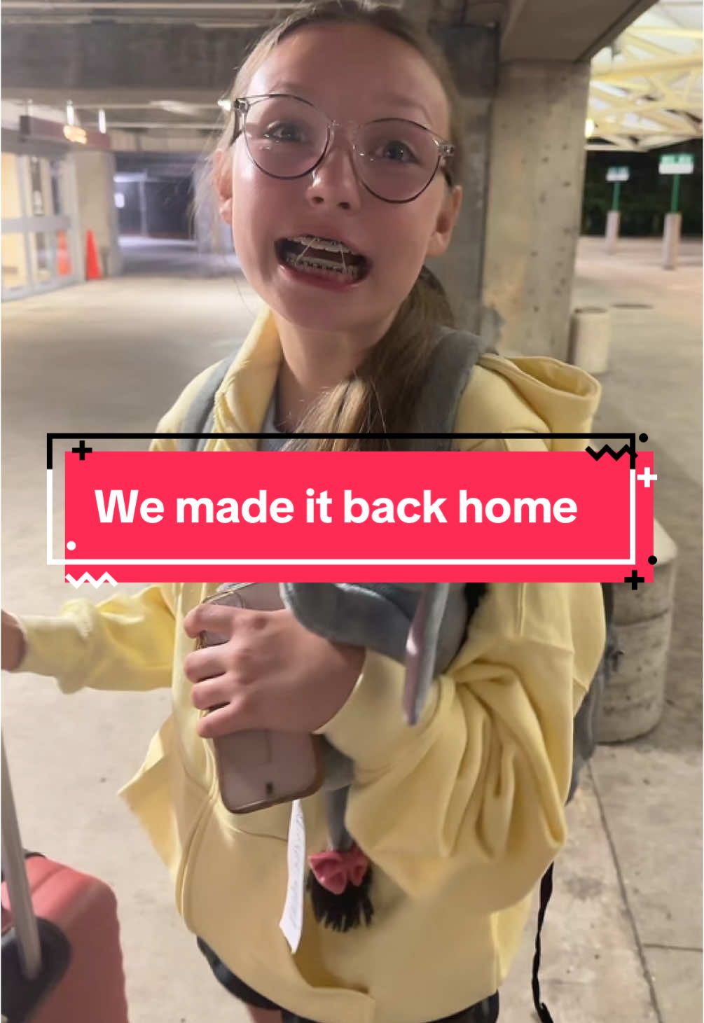 Long day! We are glad to be back. No place like home. #familyvacation #familytime #fyp 
