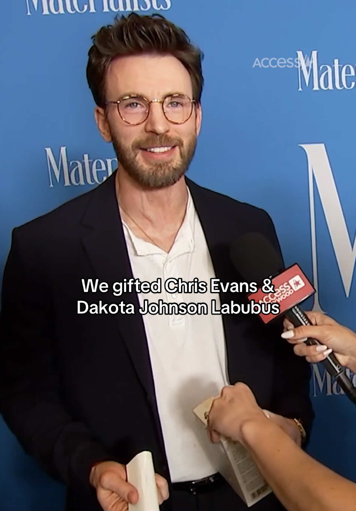We love a love triangle. Will Dada Chris or Dada Pedro win Dakota’s heart in #Materialists? Find out in theaters June 13. 