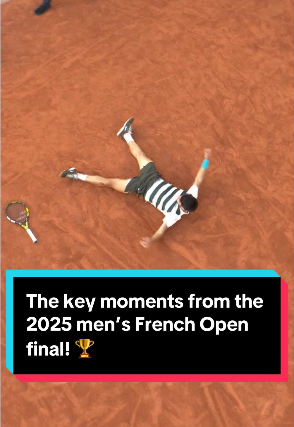 The key moments from the 2025 Men’s French Open final! 🏆 #tennis #frenchopen #rolandgarros #alcaraz #sinner 