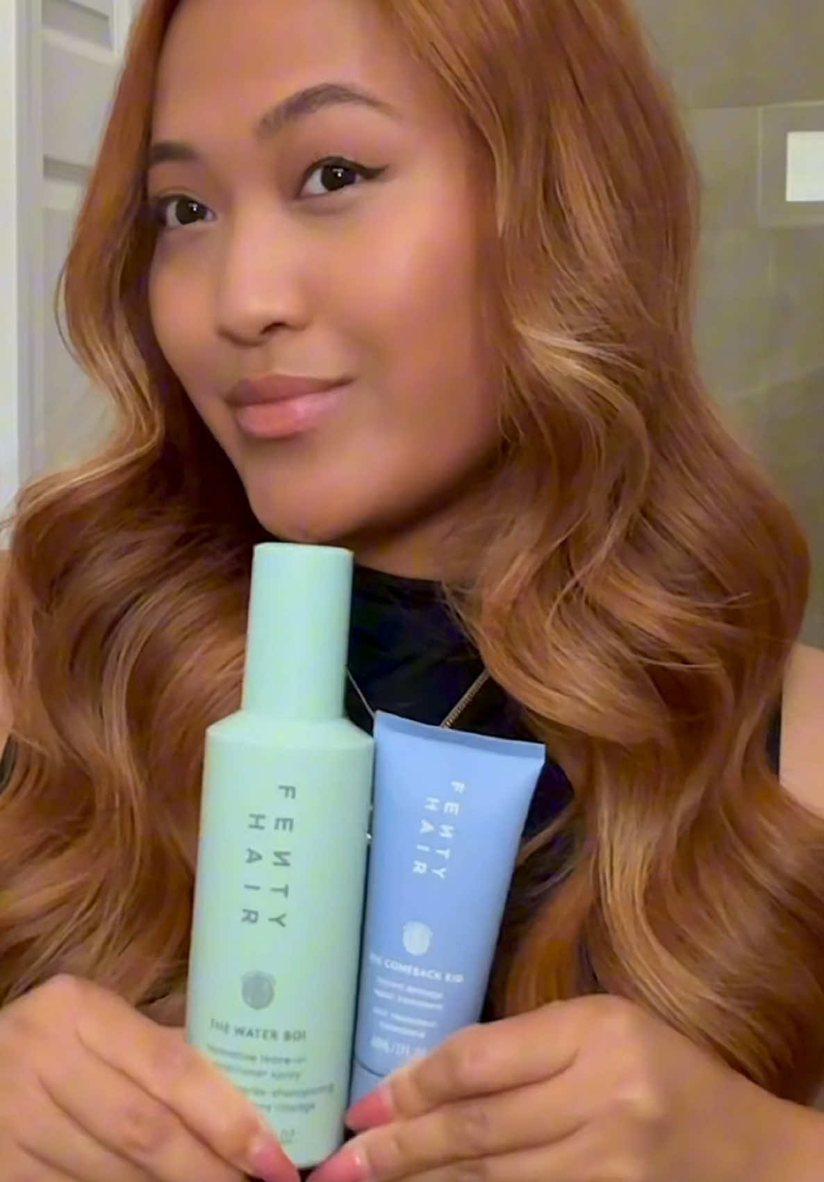 Propaganda we’re falling for: #FentyHair 😍 Tap into our *NEW* #TikTokShop exclusive @Fenty Hair duo that’ll get your hair softer + silkier QUICK! ✨ PLUS get a free Maintenance Crew Packette so you can try the whole lineup of universal must-haves that repair, strengthen + nourish. 🫧 Full-size #WaterBoi Leave-In Detangling Conditioner Spray gives all-day hydration, detangles, smooths frizz, softens + refreshes strands 🫧 Mini #ComebackKid Instant Damage Repair Treatment Bond Builder softens, reduces frizz + improves shine  Shop up to 25% OFF your fenty faves NOW only on TikTok Shop! 