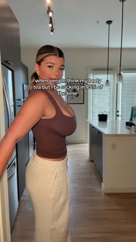 sucking in my stomach 