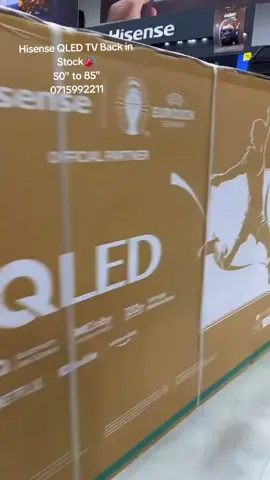 Hisense QLED TV🤩 Back in stock😊 Available from 50