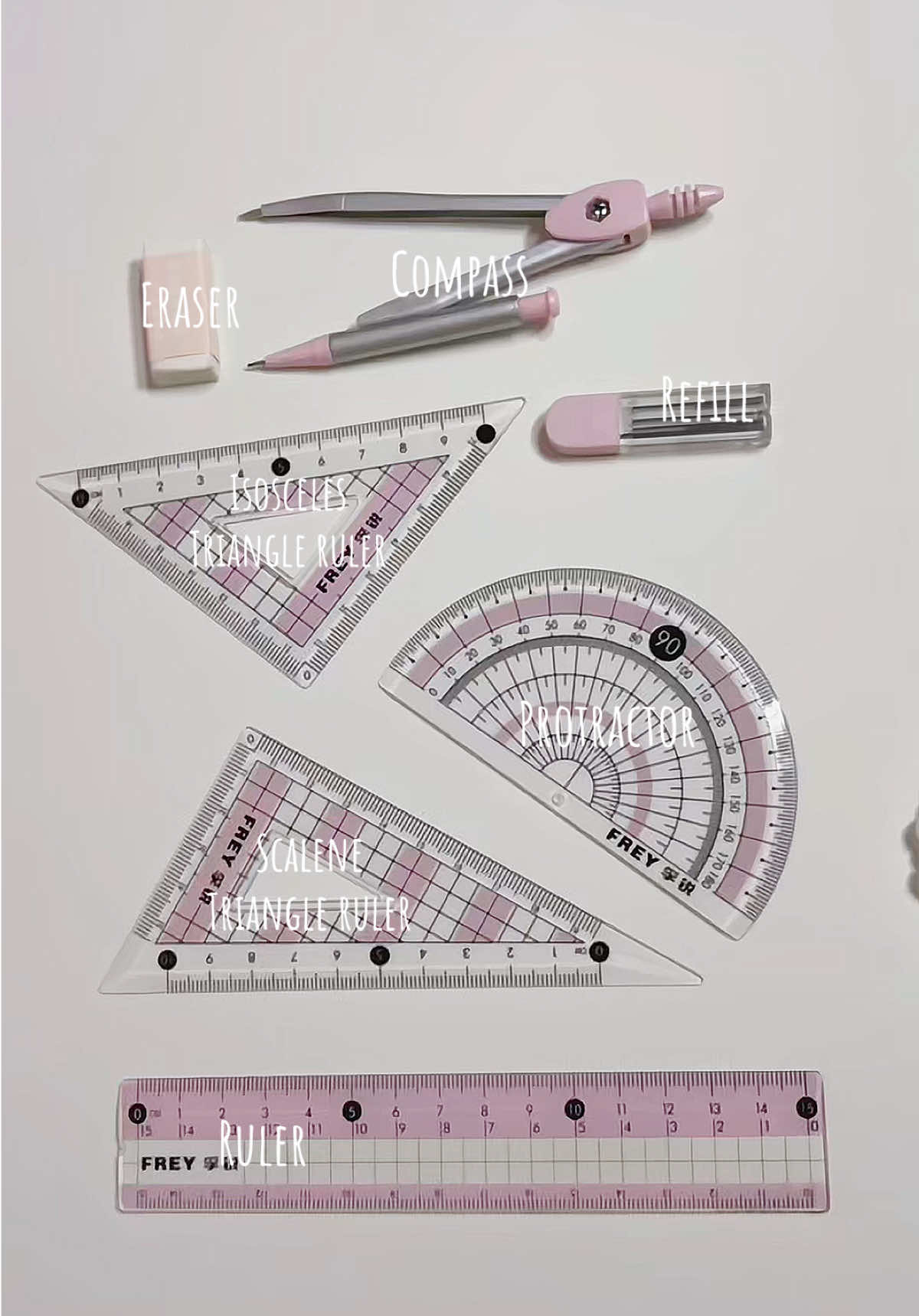 Kumpleto na sa lahat ng kakailanganin para sa school 💗💖💓 #geometryruler #rulerset #rulersetcompass #studentmusthave #schoolsupplies #backtoschool #schoolessentials 