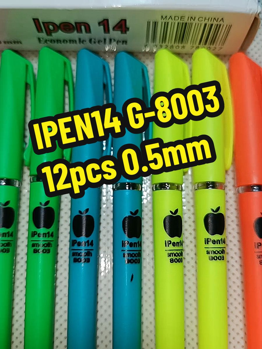 YOUMEI IPEN14 G-8003 12pcs 0.5mm #ipen14 #ipen #pen #officesupplies #schoolsupplies #backtoschool #stationery #ballpen 