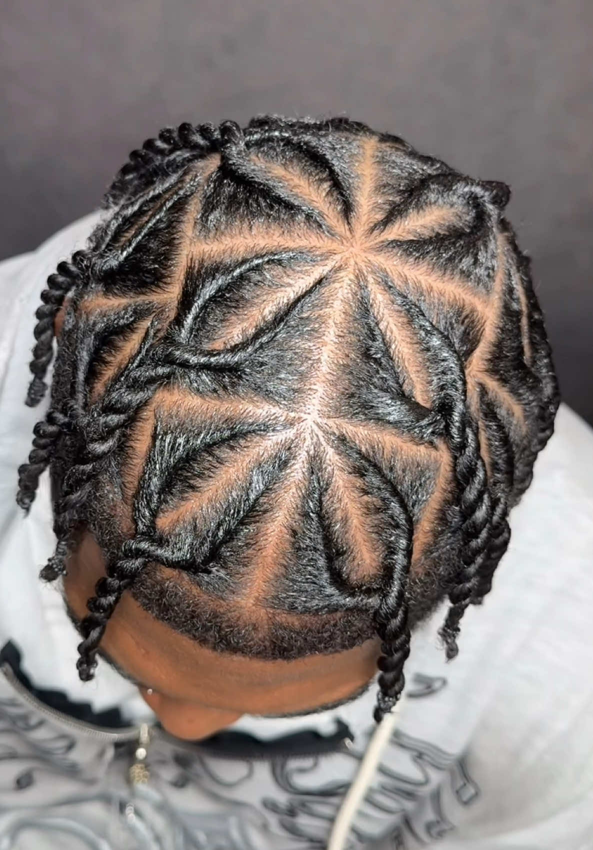 KAMAKAZI TWIST ON NATURAL HAIR #timaaslayz #cornrows #protectivestyles #hairgrowth #creativehair #hairgrowth #locs #shorthair 