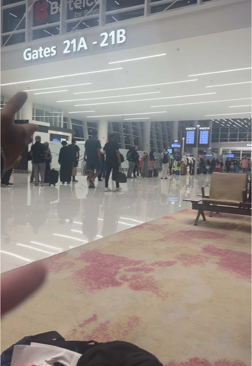 Longest plane line I have ever seen #airport 