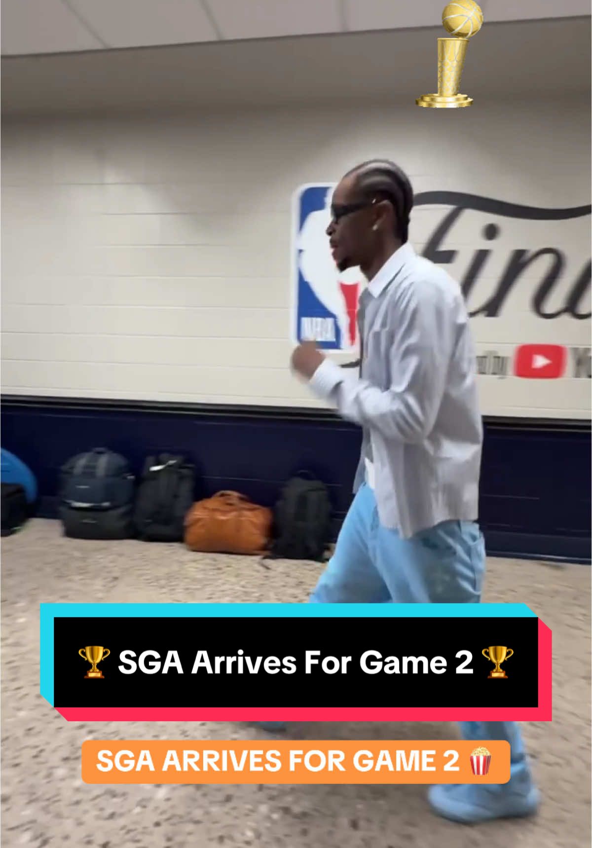 SGA has his sights set on Game 2 👀🙌 @OKC Thunder #NBA #Basketball #NBAFinals #OklahomaCityThunder #ShaiGilgeousAlexander 