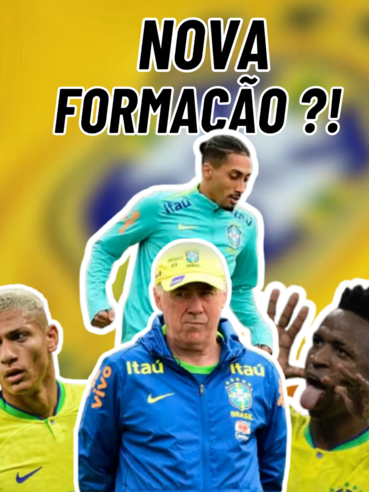 NOVA formação da seleção BRASILEIRA ?! #brasil #noticias #futebol