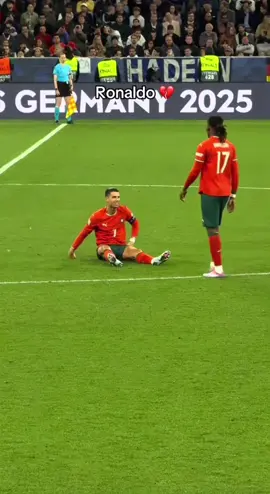 Ronaldo having to be subbed off because of couldn’t be able to finish at the 86th min#fyp #crazy #sigma #funnyvideos #emotional 