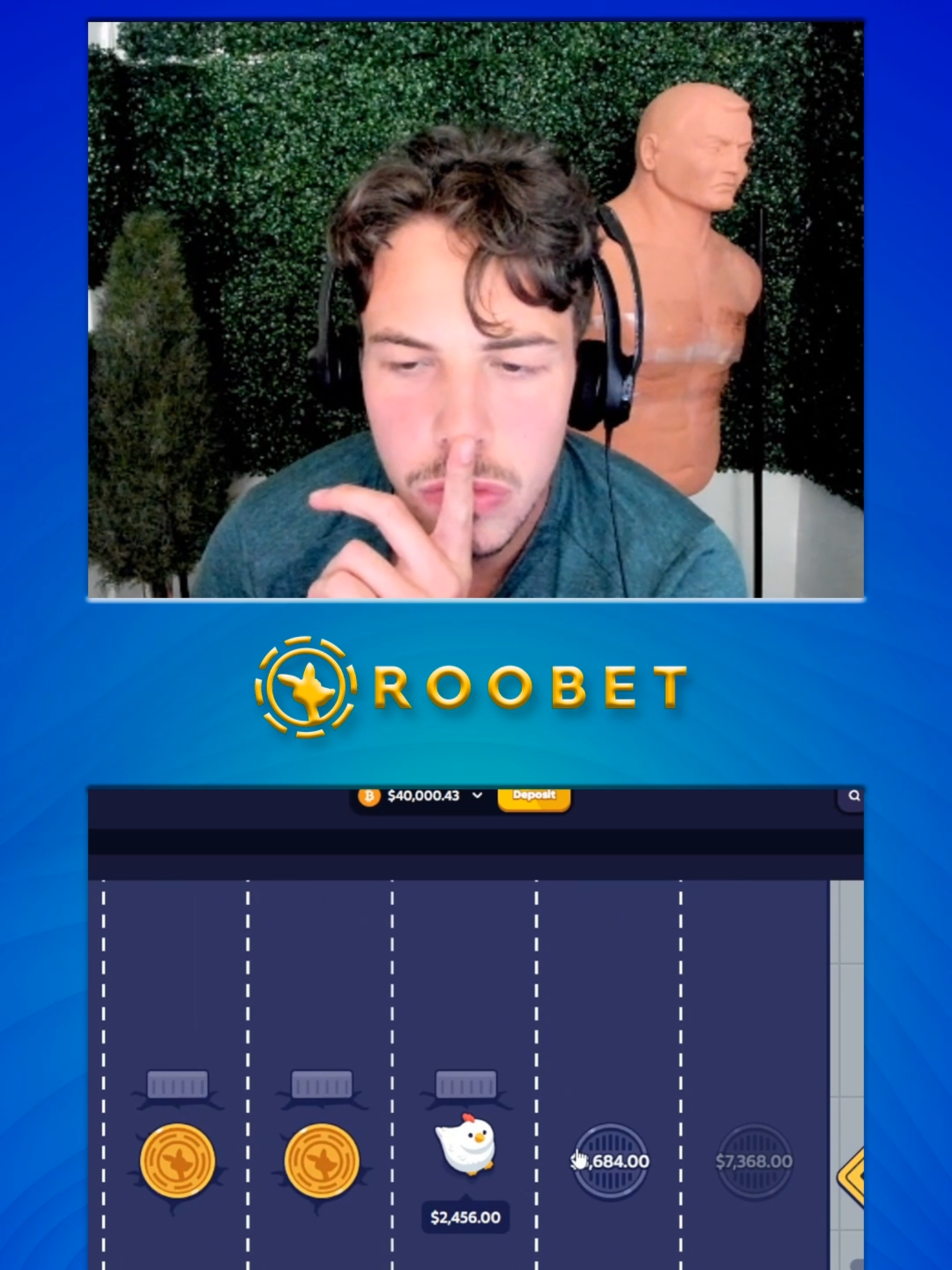 all or nothing moment #rydurz #roobet