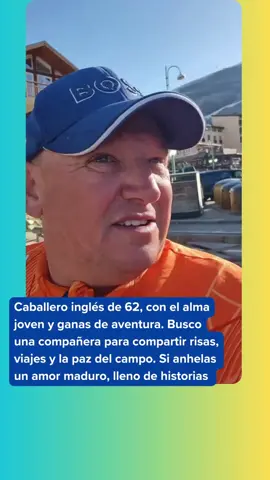 Caballero inglés, tengo 62, alma joven y espíritu aventurero.  Busco compañera para risas, viajes y tranquilidad campestre. Si buscas un amor maduro, con historias y ganas de crear nuevas experiencias, ¡aquí estoy! #DatingStories #DatingAdvice #OnlineRomance #Dating #singlelife #FindLove #SinglesCommunity #DatingScene #SingleAndReadyToMingle #SoloAdventures #LoveAfterSingle #SingleAndLovingIt #DatingAdventures 