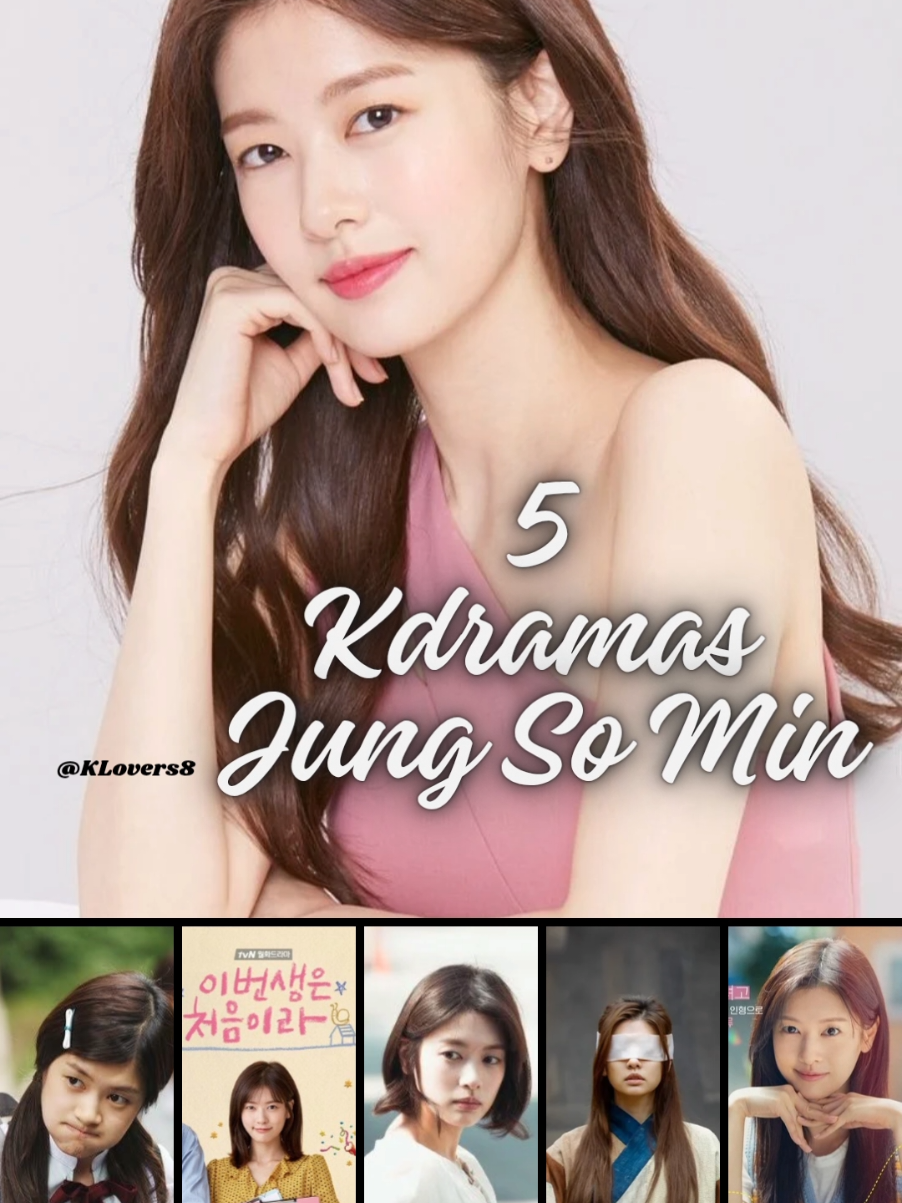 🎬 5 K-Dramas IMPERDIBLES de Jung So Min  * Playful Kiss * Porque Esta Es Mi Primera Vida (Because This is My First Life)  * La Sonrisa se ha Ido de Tus Ojos (The Smile Has Left Your Eyes) * Alquimia de Almas (Alchemy of Souls)  * Amor en la Puerta de al Lado (Love Next Door) #JungSoMin #Kdrama #koreandrama #koreanactor #imperdible 