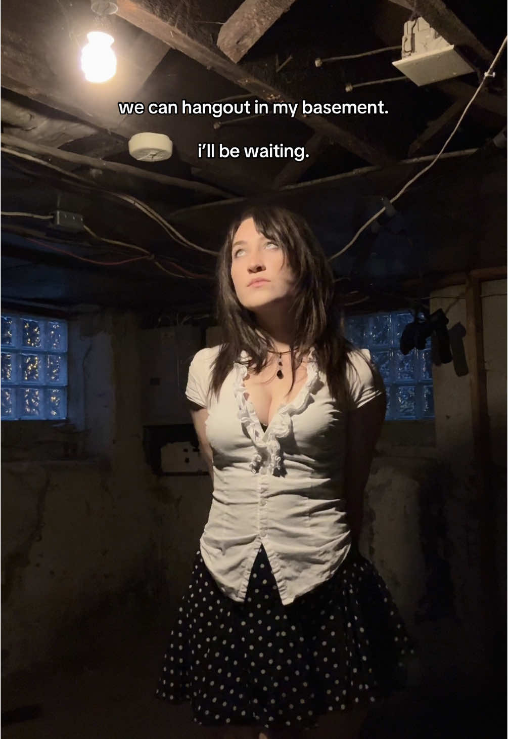 the basement is fun i promise #creepy #creepybasement #darkacademia #darkaesthetic #silenthill